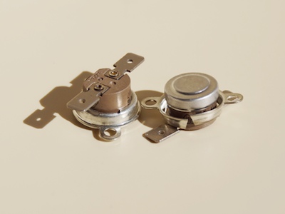 Thermostat 70°C Alu Round Flange